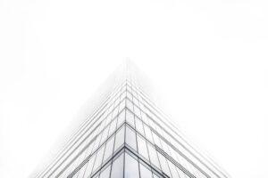 Office building glass