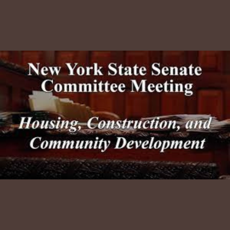 Senate Housing Committee Approves Major Legislation